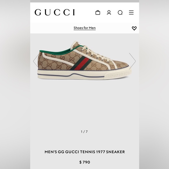 Gucci tennis shoes